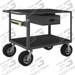 APPROVED VENDOR Metal Shelf Cart: 1,200 lb, 60 in L x 31 in W x 40 in H Overall Dim, Flush Lip (MPN IC24481DRPS8SPN95). Key specifications — Caster/Wheel Configuration: (2) Rigid; Brand: APPROVED VENDOR.