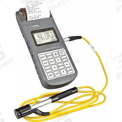 STARRETT Hardness Tester: Alloys/Steel, +/- 0.5% Accuracy, Ball, 25 HRC Measuring Range - Min - Handheld Hardness Testers
