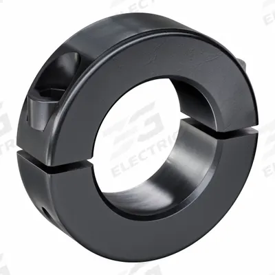 RULAND MANUFACTURING Shaft Collar: 2-Piece, Metric, Round, Clamp-On, 28 mm Bore Dia - Steel Shaft Collars
