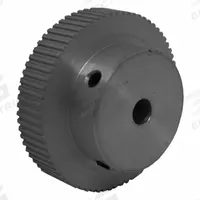 APPROVED VENDOR Timing Pulley: Trapezoidal, Fixed, For MXL Timing Belt Section, For 1/4 in Belt Wd (MPN 72MP025-6A3). Key specifications — attr1328229: APPROVED VENDOR; attr1328272: Trapezoidal; attr1328235: Clear Anodized.