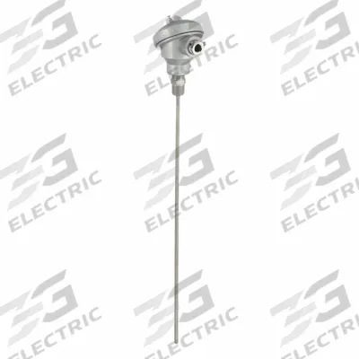 TEMPCO Thermocouple Probe: 32°F to 1,400°F /0°C to 760°C, Type J, 18 in Probe Lg - Thermocouples with Pipe Connection