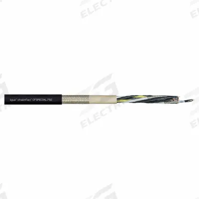 CHAINFLEX Hybrid Cable: (7) Six Pr 14 AWG (2.0), PUR Jacket, Order by the Foot - Hybrid Cables