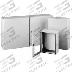HOFFMAN Enclosure: Steel, 36 in x 24 in x 8 in, NEMA 12/13/4, Solid Cover, Hinged, Powder Coated (MPN CSD36248). Key specifications — Closure Method: 1/4-Turn Latch; Brand: HOFFMAN; Knockouts: Not Included.