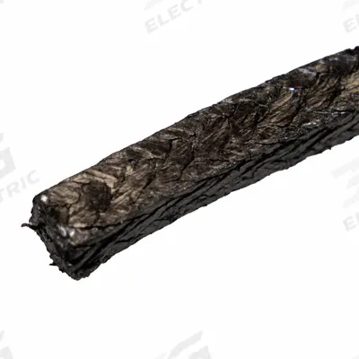 APPROVED VENDOR Rope-Style Compression Packing Seals: Graphite, Not Lubricated, 1/2 in - High Performance Packing