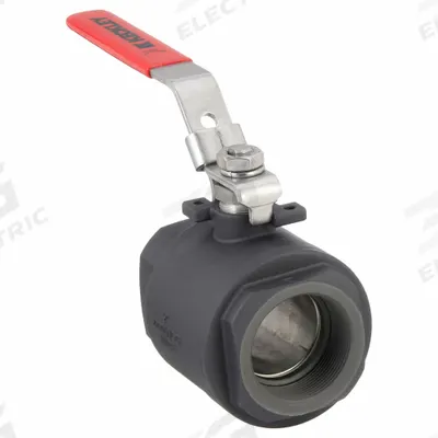 KECKLEY Manual Two-Way Ball Valve: 2 in, Carbon Steel, Straight, FNPT x FNPT - Carbon Steel Ball Valves