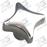 APPROVED VENDOR Hand Knob: 4 Point, Stainless Steel, 1/2"-13 Thread, 2.48 in Dia (MPN M-65034). Key specifications — Brand: APPROVED VENDOR.