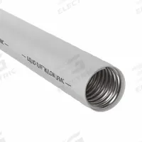 Liquid-Tight Flex Metal Conduit: 4 in Trade Size, Gray, 25 ft Nominal Lg, 6900 (MPN 6911-22-00). Key specifications — Conduit Color: Gray; Brand: AFC; Series: 6900.