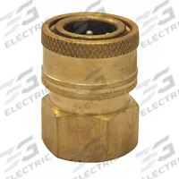 APPROVED VENDOR Quick-Connect Coupler: 3/8 in (F)NPT, 3/8 in (F) Quick Connect (MPN 1MDG7)