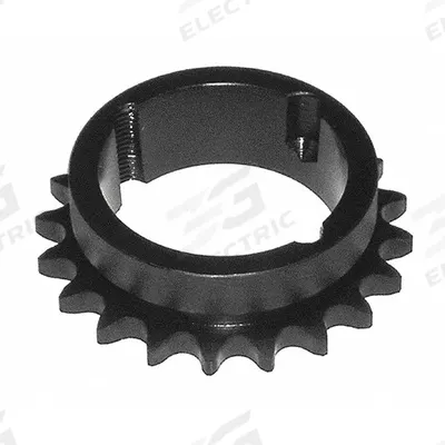 TRITAN Bushed Roller Chain Sprocket: For 100 Chain, 20 Teeth, 7.991 in Pitch Dia - Size 100 Bushed-Bore Roller Chain Sprockets