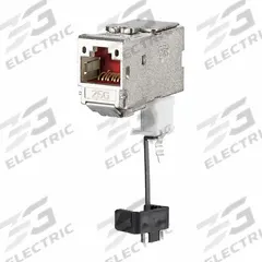METZ CONNECT Module: Cat6A, Data/HDBaseT/Power, 8 Poles, Straight, Cable, Female Straight, Female (MPN 130B12-25-E). Key specifications — Housing Material: Zinc Die-Cast; Mounting Type: Cable; Connector Color: Metallike; Performance Category: Cat6A; Application: Power; Connection Type: Insulation Displacement; Connector Gender: Female; Connector Orientation: Straight.