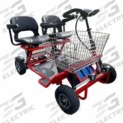 RMB ELECTRIC Electric Cart: 39 in Overall Ht, 36 in Overall Wd, 57 in Overall Lg, 800 W Motor Watt (MPN RMBeQuadXL). Key specifications — Brand: RMB ELECTRIC.