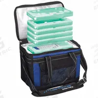 Cryogenic Storage Box: 13 3/4 in Overall Lg, 10 1/4 in Overall Wd, 9 in Overall Ht, 10 L Capacity (MPN 0372635). Key specifications — Material: Nylon; Includes: (4) 22°C Frames; Product Type: Transport Bag; Brand: COLE-PARMER.