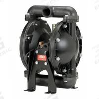 ARO Air Operated Diaphragm Pump: Aluminum Body, 1 in, NPT Connection, 35 gpm, 270 ft Max. Head (MPN 666100-344-C). Key specifications — Brand: ARO; Seat Material: PP; Check Valve Material: PTFE.