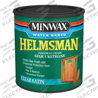 MINWAX Finish: Varnish, Exterior/Interior, Oil, 32 fl oz Container Size, Wood - Wood Sealers & Finishes