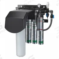 PENTAIR/EVERPURE Water Filtration System: 0.5 micron, 15 gpm, 200,000 gal, 33 1/4 in Overall Ht (MPN EV943732-75). Key specifications — Connection Type: NPT; Filter Media: Carbon Block; Reduces: Sediment; Brand: PENTAIR/EVERPURE.