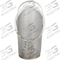 MUELLER STEAM SPECIALTY Strainer Screen: 0.062 in Screen Size, 8.75 in Lg, Silver (MPN 3 155M replacement screen). Key specifications — Brand: MUELLER STEAM SPECIALTY; Compatible Product Type: 3 in Series Strainers; Screen Material: 304 Stainless Steel.