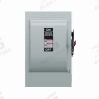 SIEMENS Safety Switch: Fusible, 200 A, Single Phase, 240V AC, Galvanized Steel, Indoor (MPN GF324NLA). Key specifications — Brand: SIEMENS.