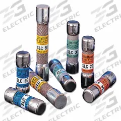LITTELFUSE Fuse: Class G, SLC Series, Time-Delay, 1 A, 600 V AC, Non-Indicating (MPN SLC001). Key specifications — attr1287268: SLC; attr205180: SLC001; attr211198: LITTELFUSE.