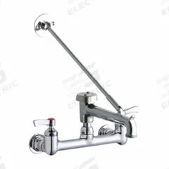 ELKAY Handle-Operated Faucet: Elkay®, Brass, Centerset, Wall, 2 Mounting Holes, 4 gpm Flow Rate, NPT (MPN LK940BP07L2H). Key specifications — Series: Elkay®; Brand: ELKAY.