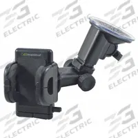 BRACKETRON GPS Mount: Mobile Phone Mount, Mobile Phones/MP3 Players, Dashboard/Windshield, Black (MPN GWM702BL). Key specifications — Product Type: Mobile Phone Mount; Compatible Devices: Mobile Phones; Color: Black; Mounting Location: Dashboard; Features: Interior Automotive Accessories.