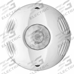 LEVITON Occupancy Sensor Lighting Control: Passive Infrared (PIR)/Ultrasonic, 24V DC, Hard Wired (MPN OSC20-RMW). Key specifications — Communication Method: Hard Wired; Operating Voltage: 24V DC; Brand: LEVITON; Load Rating @ 120V AC: Dependent on Power Pack Rating; Sensor Brand: Leviton.