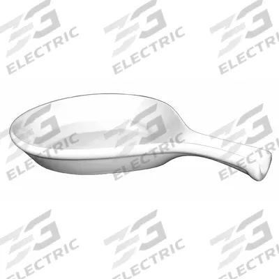 ITI Serving Skillet: 18 oz Capacity, 8 1/8 in Overall Dp, Vitrified Stoneware - Serving Skillets
