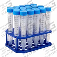 APPROVED VENDOR Centrifuge Tube: Centrifuge Tube, Polypropylene, 16 mL Capacity - mL, Conical, HDPE (MPN C2607). Key specifications — Brand: APPROVED VENDOR; Graduated: Yes; Closure Color: Natural; Includes: Eco-Plastic Racks; Includes Closure: Yes; Body Color: Natural; Bottom Shape: Conical; Body Material: Polypropylene.