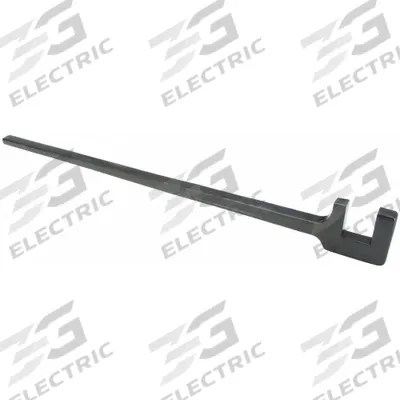 WESTWARD F-Type Valve Wheel Wrench: 1 1/2 in Head Size, 26 1/2 in Overall Lg - F-Shaped Valve Wheel Wrenches