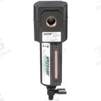 SPEEDAIRE Compressed Air Filter: Particulate, 3/8 in NPT, 5 micron, 65 cfm, 250 psi Max Op Pressure (MPN 4ZL39). Key specifications — attr110055: Intermediate Duty; attr110008: SPEEDAIRE.