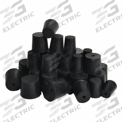 UNITED SCIENTIFIC SUPPLIES Stopper: Rubber, 10 1/2 Stopper Size, 42 mm Bottom Dia, 50 mm Top Dia, 25 mm Overall Ht - Rubber Stoppers