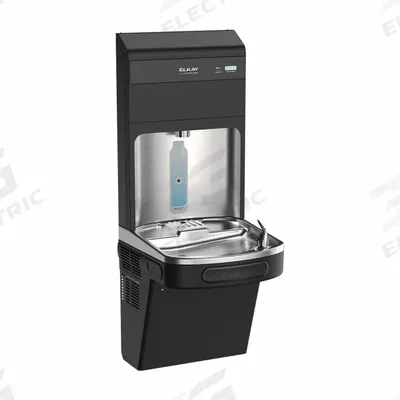 ELKAY Drinking Fountain with Bottle Filler: On-Wall, 8 gph @ 50°F, Touchless Sensor - On-Wall Single Drinking Fountains with Bottle Fillers
