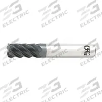 OSG Square End Mill: Carbide, TiAlN Coated, 5 Flute, 7/32" Mill Dia, 5/8" LOC, 2-1/2" OAL (MPN HP455-2188)
