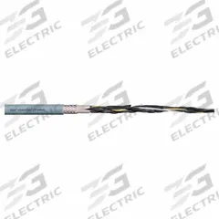 CHAINFLEX Control Cable: 24 AWG, 12 Conductors, Order by the Foot, PVC Jacket, 300 V (MPN CF140-02-12). Key specifications — Conductor Material: Copper; Conductor Configuration: Single; Minimum Bend Radius Factor - Fixed: 4 x OD; Minimum Bend Radius Factor - Flexible: 6 x OD; Includes Ground: No; Minimum Bend Radius Factor - E-Chain: 7.5 x OD; Resistance Properties: Oil and Grease Resistant; Standards: FT-2.