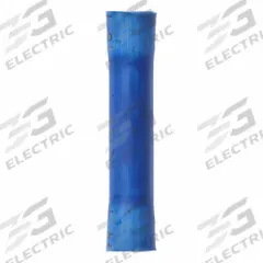 3M Butt Splice Connector: Blue, Vinyl, For Wire Size 16 AWG – 14 AWG, 600 V, Pack Qty 100 (MPN 58740). Key specifications — Brand: 3M.