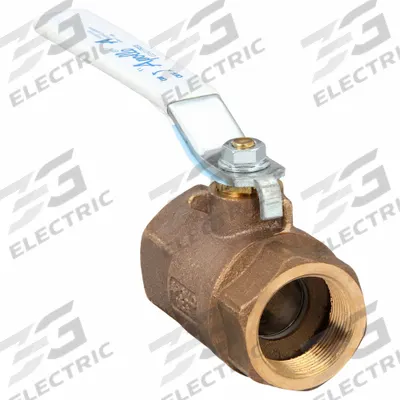 APOLLO Manual Two-Way Ball Valve: 1 1/2 in Size, Bronze, Straight, FNPT x FNPT - Bronze Ball Valves
