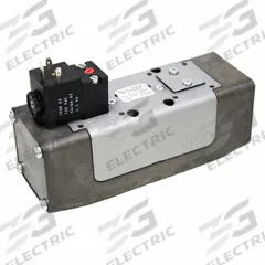 AVENTICS Solenoid Air Control Valve: Series CERAM, Single Solenoid, Five-Way / Two-Position, 24V DC (MPN R432006243). Key specifications — attr1076671: Internal Pilot; attr1076694: Spring Return; attr1076684: Non-Locking; attr1076708: 24V DC.