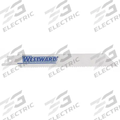 WESTWARD Reciprocating Saw Blade: 10 Teeth per Inch, 6 in Blade Lg, 1.1 mm Blade Thick - Thin-Metal-Cutting Blades