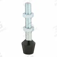 DE-STA-CO Flat Tip Spindle: Neoprene Tip, 5/8"-11, 5 in Lg, 5 in Thread Lg, 5/8 in Spindle Dia (MPN 267208). Key specifications — Brand: DE-STA-CO; Material: Neoprene; Thread Size: 5/8"-11; Includes: Jam Nuts; Spindle Construction: Neoprene Tip.