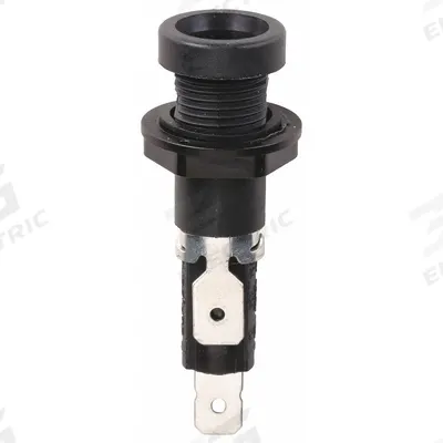 BUSSMANN Panel Mount Fuse Holder: For Fuse Size 5 mm x 20 mm, 1 Pole, 16 A Max - Fuse Holders for Cylindrical Fuses