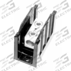BUSSMANN Power Distribution Block: Open, Lug, Lug, 14 AWG – 2 AWG For Line Side Wire Sizes (MPN 16200-1). Key specifications — attr1361688: Surface; attr1308686: BUSSMANN; attr1361672: Aluminum.
