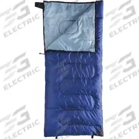 KAMP-RITE TENT COT INC Sleeping Bag: 74 in Overall Lg, 33 in Overall Wd, Blue, Carry Bag, Polyester (MPN SB510). Key specifications — Material: Polyester; Brand: KAMP-RITE TENT COT INC; Color: Blue.