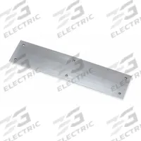ROCKWOOD Door Push Plate: 4 in Wd, 20 in Ht, Stainless Steel (MPN 73G.32D). Key specifications — Material: Stainless Steel; Operation Type: Push; Properties: Tear-Resistant; Brand: ROCKWOOD.