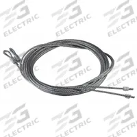 AMERICAN GARAGE DOOR SUPPLY Cable Assembly: Steel, 1,000 lb Load Rating - Max, 7 x 19, 2 PK (MPN CAG18-104-NT). Key specifications — Brand: AMERICAN GARAGE DOOR SUPPLY; Material: Steel; Product Type: Cable Assembly; Stranding: 7 x 19.