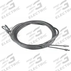 AMERICAN GARAGE DOOR SUPPLY Cable Assembly: Steel, 1,000 lb Load Rating - Max, 7 x 19, 2 PK (MPN CAG18-104-NT). Key specifications — Brand: AMERICAN GARAGE DOOR SUPPLY; Material: Steel; Product Type: Cable Assembly; Stranding: 7 x 19.
