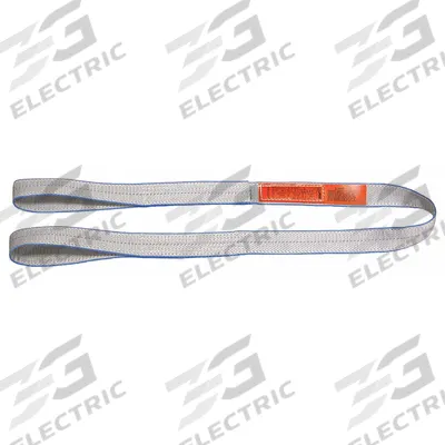 LIFT-ALL Web Sling: Type 3, Polyester, 5 ft Sling Lg, 16 in Eye Lg - Protected-Edge Polyester Flat-Eye Web Slings