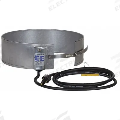 APPROVED VENDOR Pail Heater: 115V AC, 100 W Watts, 0°F to 165°F, Aluminized Steel, Pails - Drum & Bucket Band Heaters