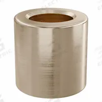 Sleeve Bearing: Bronze, SAE 841, 6 mm Bore, 10 mm OD, 10 mm Lg, 49,938 lb/sq in-fpm Max PV, 10 PK (MPN AAM0610-10B). Key specifications — System of Measurement: Metric; Material Grade: SAE 841; Brand: OILITE.