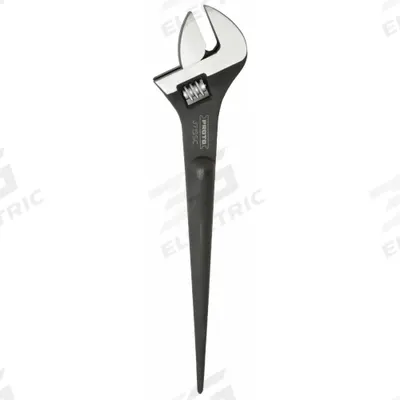 PROTO Adjustable Wrench: Alloy Steel, Black Oxide, 15 27/32 in Overall Lg - General Purpose Adjustable Wrenches
