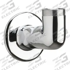 CHICAGO FAUCETS Spout: Spout, Double-Bend, Brass, Polished Chrome, Laminar, UNEF (MPN 629-LESAB). Key specifications — Product Type: Spout; Body Material: Brass; Color/Finish: Polished Chrome; Brand: CHICAGO FAUCETS.