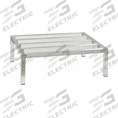 NEW AGE INDUSTRIAL Dunnage Rack: Welded, 12 in x 60 in x 24 in, Aluminum - Aluminum Dunnage Racks